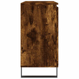 Sideboard Smoked Oak 101.5x35x70 cm Engineered Wood 827217