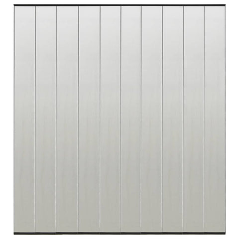 ZNTS Insect Door Screen with 10-Piece Mesh Curtain Black 240x240 cm 148712