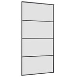 Sliding Door with Hardware Set 102.5x205 cm ESG Glass&Aluminium 3332880