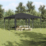 Party Tent Anthracite 400 x 400 x 266 cm Polyethylene and Steel 42003423
