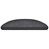 Stair Mats 20 pcs 56x17x3 cm Anthracite Half Round 3365781