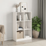 Bookcase White 70x33x110 cm Solid Wood Pine 836142