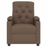 Recliner Chair Brown Fabric 339106