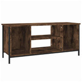 TV Cabinet Smoked Oak 102x35x45 cm Engineered Wood 826287