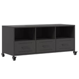 TV Cabinet Black 100.5x39x43.5 cm Steel 846692