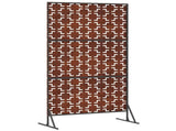 Privacy Screen 100 x 50 x 180 cm Weathering Steel Rusty 868583