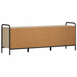 TV Cabinet 133 x 33 x 50 cm Sonoma Oak Engineered Wood 8013717
