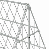 Chicken Cage Silver 110 x 100 x 85 cm Galvanised Steel 3394436