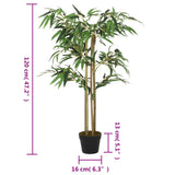 Artificial Bamboo Tree 760 Leaves 120 cm Green 358976