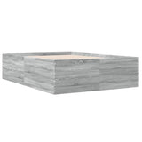 Bed Frame without Mattress Grey Sonoma 120x200 cm 3280935