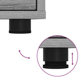 Bedside Table Grey Sonoma 30.5 x 30 x 43 cm Engineered Wood 888809