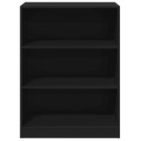 Wardrobe Black Engineered wood Compact Wardrobe Rectangular 840822