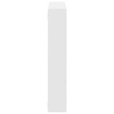 Wall Cube Shelf 12 Compartments White Engineered Wood 860004