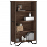 Bookcase Brown Oak 80x31x137.5 cm Engineered Wood 848633