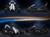 12V Electric Go Kart for Kids, Ride-On Racing Go Kart with Forward Reversing, Rechargeable Battery, T3398P348371