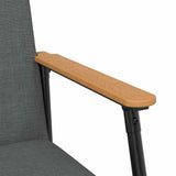 Armchair Dark Grey 59 x 75 x 78 cm Fabric 42017663