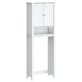 Over-the-Toilet Storage BERG White 60x27x164.5 cm Solid Wood 358554