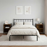 Bedside Cabinet 2 pcs Smoked Oak 40 x 30 x 60 cm 8013511