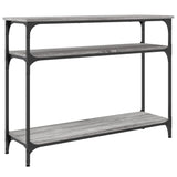 Console Table Grey Sonoma 100x29x75 cm Engineered Wood 834038