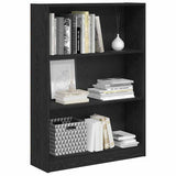 Bookshelf Black Oak 80 x 24 x 109 cm Engineered Wood 875016
