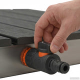 Garden Floor Shower WPC and Stainless Steel 201 Anthracite 42031215