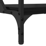 Coffee Table Black Oak 70 x 50 x 50 cm Engineered Wood 883040