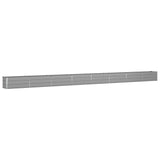 Planter Light Grey 770 x 50 x 45 cm Galvanised Steel 42018162
