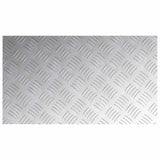 Stair Tread Rectangular 2 pcs Silver 70 x 40 cm Aluminium 4104329