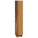 Bathroom Cabinet with Open Shelf EDE Old Wood 30 x 31 x 190 cm 895943