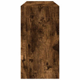 Sink Cabinet Smoked Oak 90x29x55 cm Engineered Wood 848126
