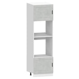 7 Piece Kitchen Cabinet Set Kalmar Concrete Grey Engineered Wood 3314755