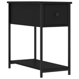 Bedside Cabinet Black 30x60x60 cm Engineered Wood 826053