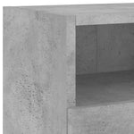 5 Piece TV Wall Units Concrete Grey Engineered Wood 3216542