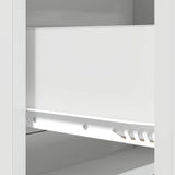 Drawer Cabinet High Gloss White 66 x 34.5 x 92 cm 894379