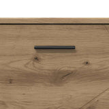 Bathroom Furniture Set with Drawer with Shelf 3 pcs Artisan Oak 3393032