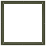 Planter Olive Green 80x80x30 cm Steel 860804