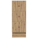 Storage Bed Frame with Drawer Artisan Oak 90 cm Engineered Wood 3335676