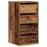 Corner Chest of Drawers Old Wood 40x41x76 cm Engineered Wood 852868