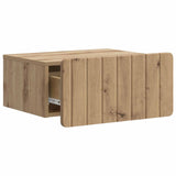 Wall-Mounted Bedside Cabinet 2 pcs Artisan Oak Engineered Wood 898294