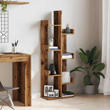 Book Cabinet Old Wood 48x25.5x140 cm Engineered Wood 856694