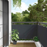 Balcony Privacy Screen Anthracite 600x120 cm PVC 4005487