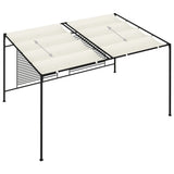 Gazebo with Retractable Roof 3x4x2.3 m Cream 180 g/m 313623