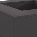 Fire Pit Black 80 x 80 x 40 cm Steel 858956
