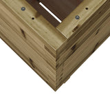 ZNTS Garden Planter 50x50x72.5 cm Impregnated Wood Pine 3282578