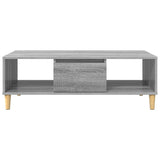 Coffee Table Grey Sonoma 102 x 55 x 35 cm Engineered Wood 876194