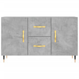 Sideboard Concrete Grey 100x36x60 cm Engineered Wood 828152