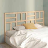 Bed Headboard 206x4x104 cm Solid Wood Pine 818210