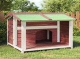 Dog Kennel Mocha 96x87x80.5 cm Solid Wood Pine 172266