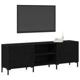 TV Cabinet Set Black Oak 150 x 30 x 50 cm Engineered Wood 862962