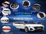 12V Kids Electric Ride-On Car, with Remote Control, Lights, Music, Horn - White T3398P348297